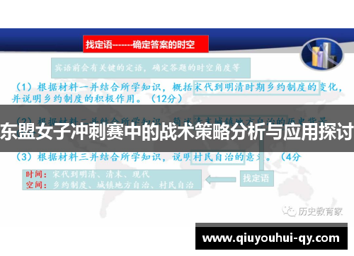 东盟女子冲刺赛中的战术策略分析与应用探讨